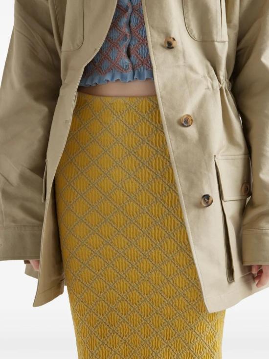  프라다 미디 스커트 21527SOOO16X0 - PRADA