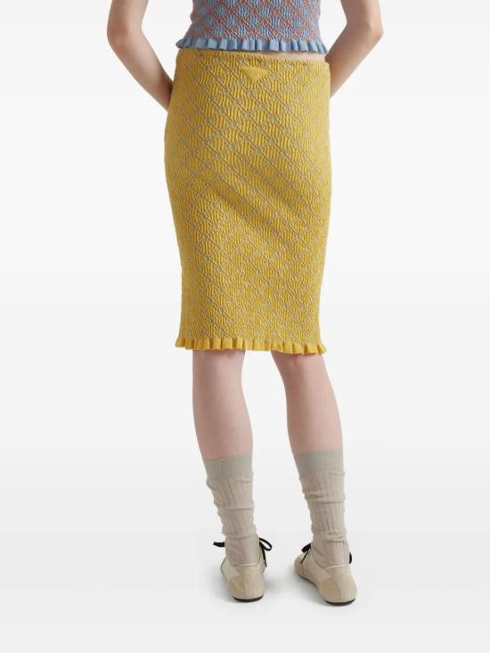  프라다 미디 스커트 21527SOOO16X0 - PRADA