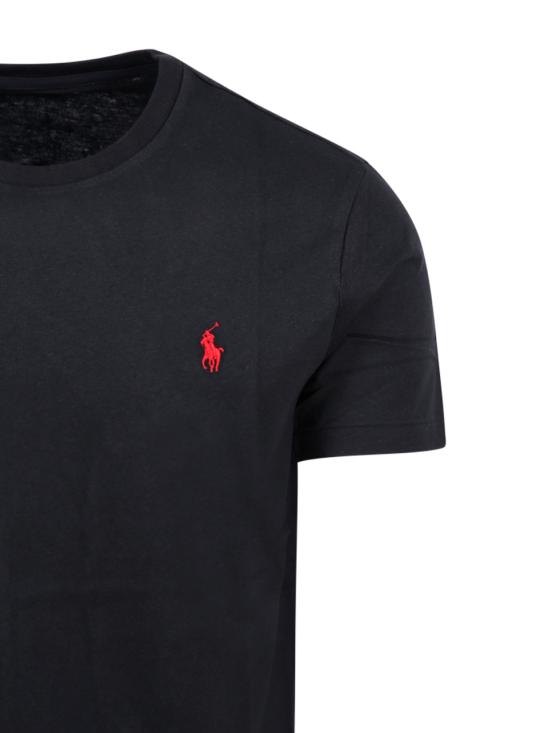 24FW 랄프 로렌 반팔 티셔츠 710680785001 RL BLACK - RALPH LAUREN