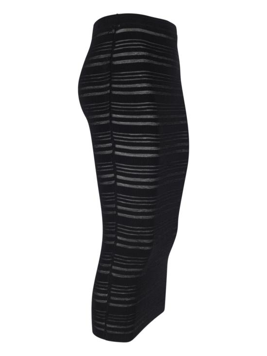 25SS 안드레아 아다모 미디 스커트 256 010 004 Black - ANDREA ADAMO