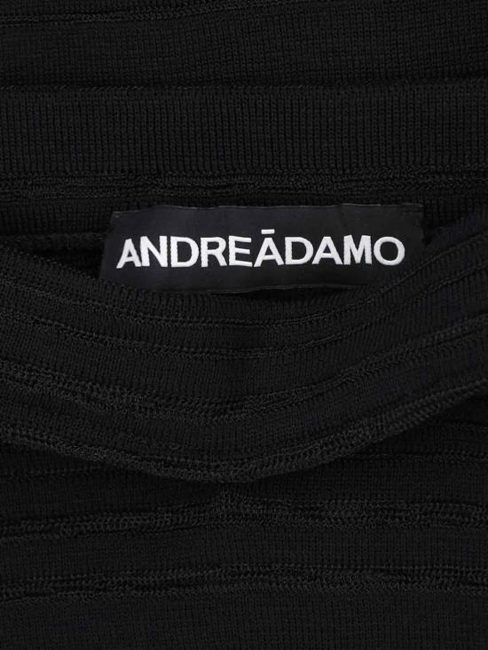 25SS 안드레아 아다모 미디 스커트 256 010 004 Black - ANDREA ADAMO