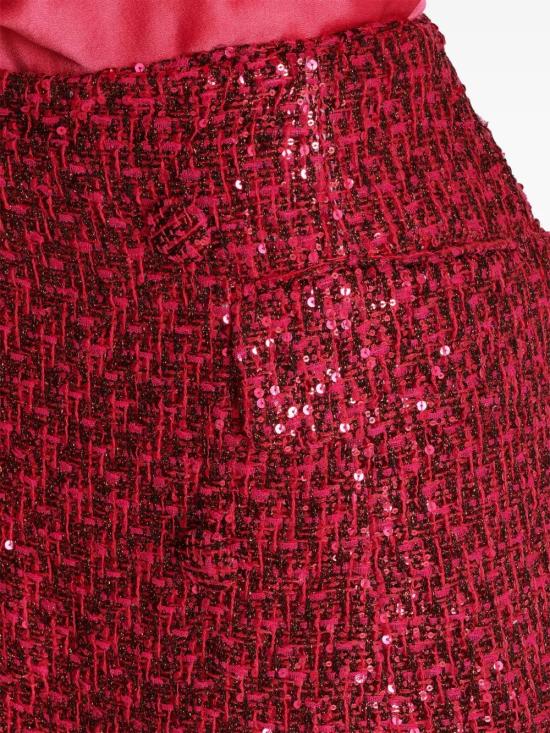  발망 숏팬츠 EF0PA432XL01 dark red - BALMAIN