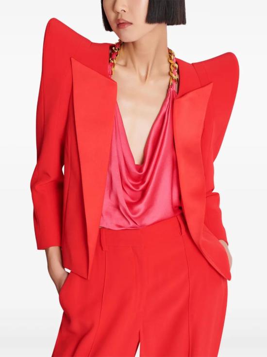  발망 수트 자켓 EF0SC260MB01 red - BALMAIN