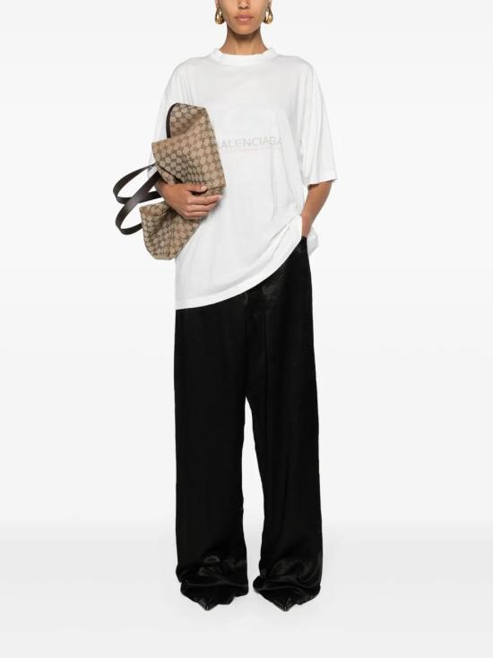  발렌시아가 스트레이트 팬츠 751502TLO28 black - BALENCIAGA