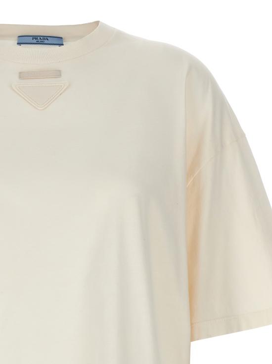  프라다 반팔 티셔츠 3558AS21112ZBF0018 White - PRADA