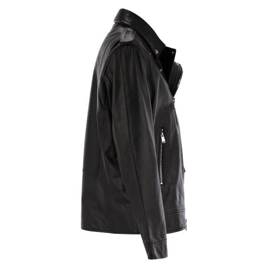 25SS 돈답 바이커 자켓 UJ942PL0404UXXX BLACK - DONDUP