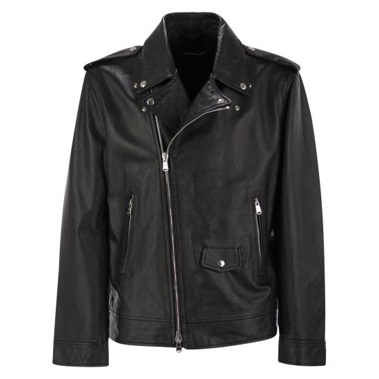 25SS 돈답 바이커 자켓 UJ942PL0404UXXX BLACK