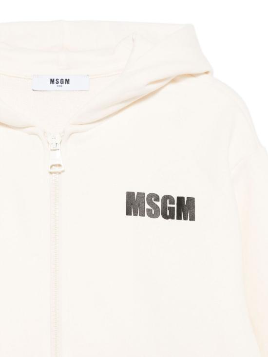 25SS [키즈] 엠에스지엠 트레이닝 상의 S5MSJUZH058 013 Beige - MSGM