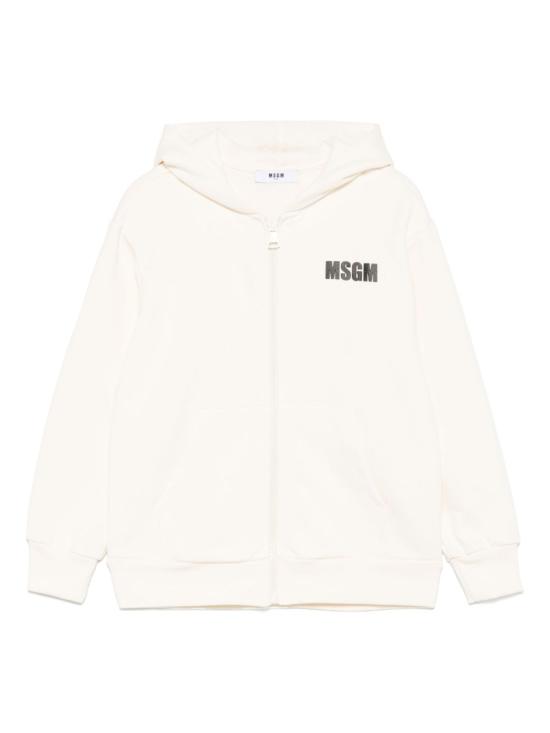 25SS [키즈] 엠에스지엠 트레이닝 상의 S5MSJUZH058 013 Beige - MSGM