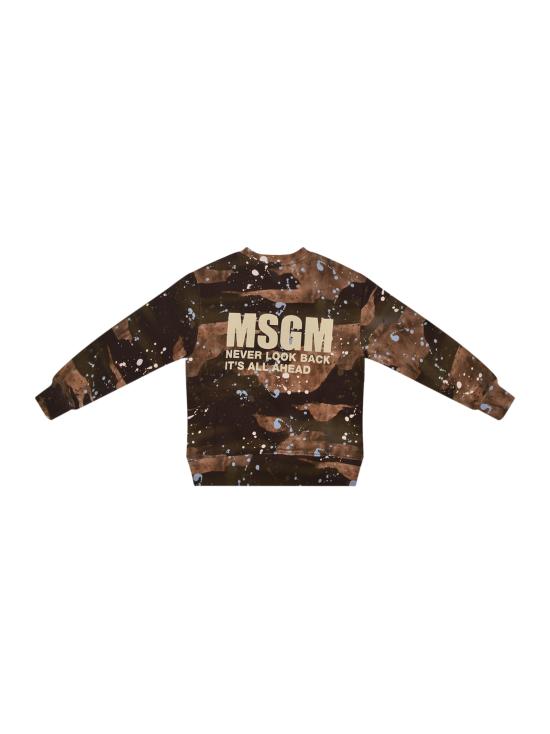 25SS [키즈] 엠에스지엠 트레이닝 상의 S5MSJBSW029 MS023 Black - MSGM