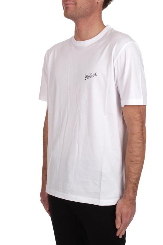 25SS 울리치 반팔 티셔츠 CFWOTE0144MRUT2926 8041 Bright white - WOOLRICH