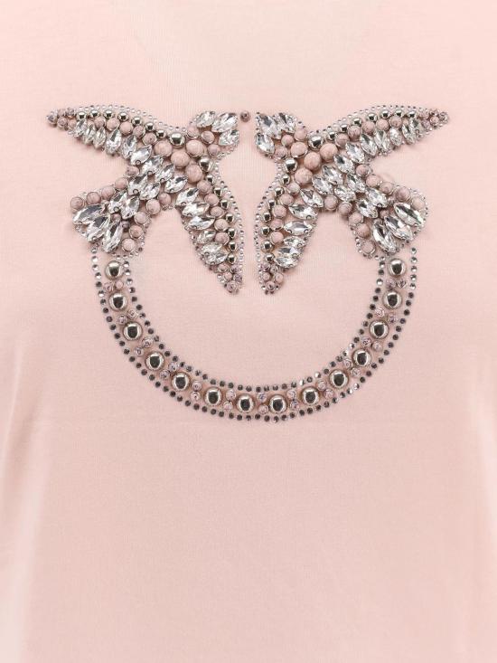  핑코 반팔 티셔츠 100535A2G7 N38 Rosa castano pallido - PINKO