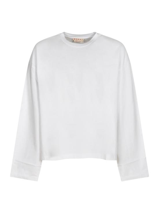 25SS 마르니 긴팔 티셔츠 HUMU0325X0 UTC406 00W01 00w01