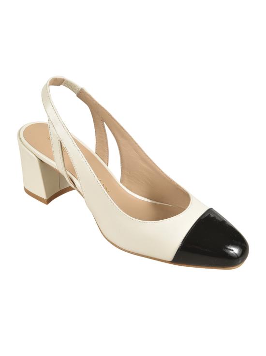 25SS 스튜어트 와이츠먼 힐/펌프스 SF964 CR BK Cream black - STUART WEITZMAN