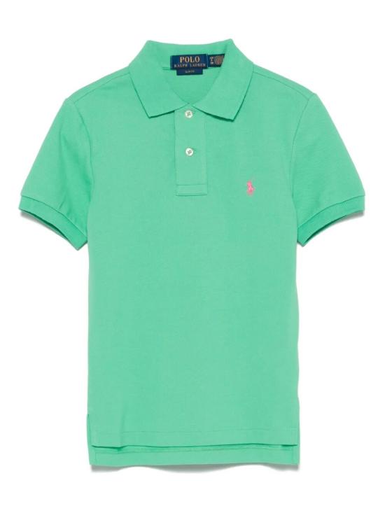 25SS [키즈] 랄프 로렌 폴로 셔츠 323708857 191 PLATO GREEN