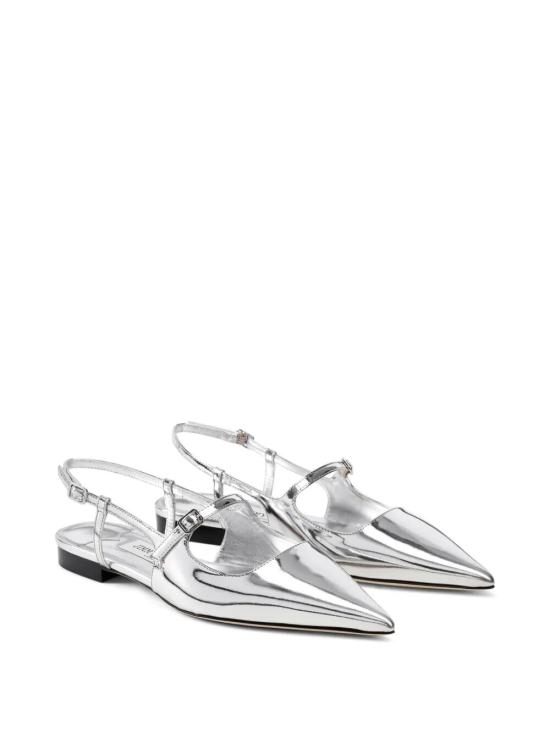 25SS 지미추 디디 플랫 슬링백 DIDI FLAT QUI SILVER - JIMMY CHOO