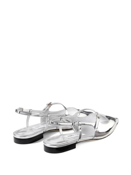 25SS 지미추 디디 플랫 슬링백 DIDI FLAT QUI SILVER - JIMMY CHOO