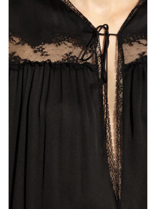  생로랑 점프수트 795882Y720W black - SAINT LAURENT