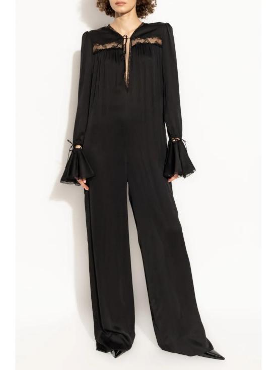  생로랑 점프수트 795882Y720W black - SAINT LAURENT