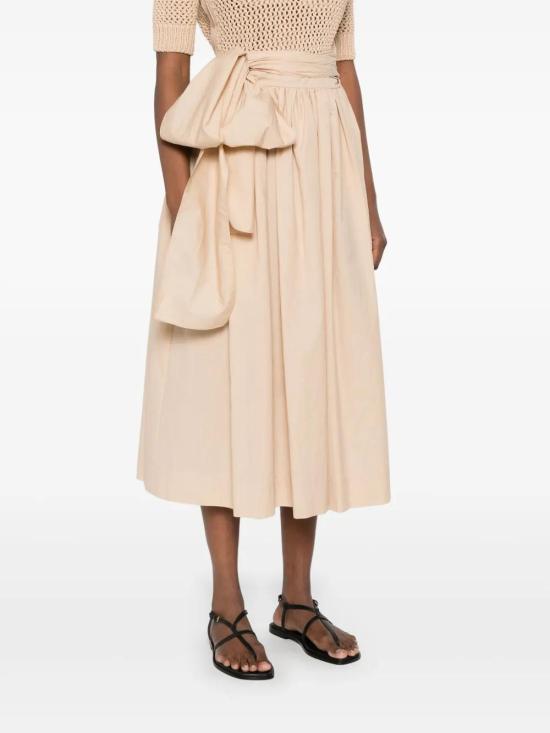  파비아나 필리피 미디 스커트 GND265F414D8180000 beige - FABIANA FILIPPI