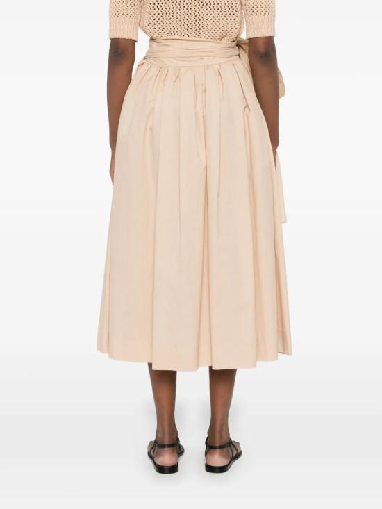  파비아나 필리피 미디 스커트 GND265F414D8180000 beige - FABIANA FILIPPI