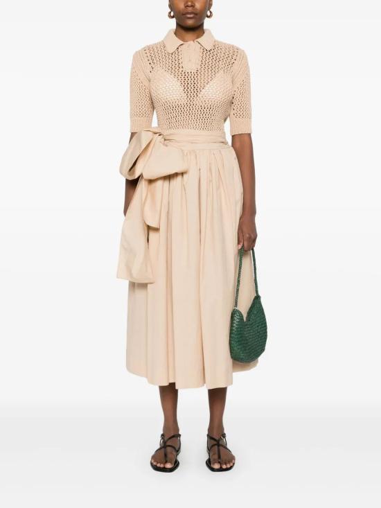  파비아나 필리피 미디 스커트 GND265F414D8180000 beige - FABIANA FILIPPI