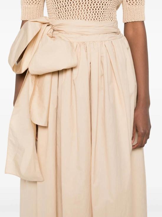  파비아나 필리피 미디 스커트 GND265F414D8180000 beige - FABIANA FILIPPI