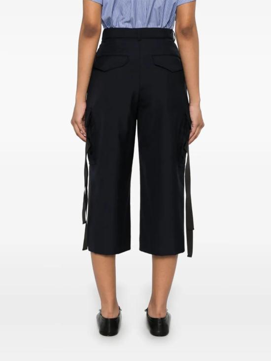  사카이 크롭 팬츠 2507811 midnight blue - SACAI