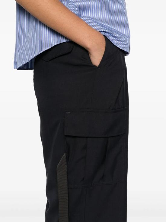  사카이 크롭 팬츠 2507811 midnight blue - SACAI