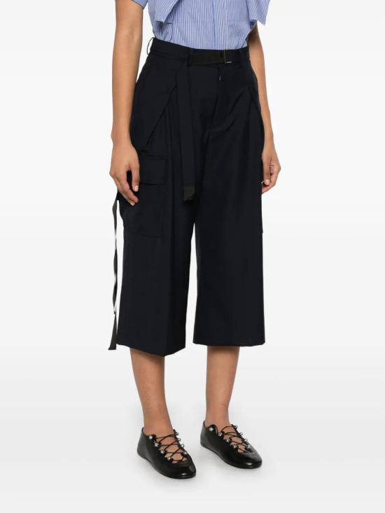  사카이 크롭 팬츠 2507811 midnight blue - SACAI