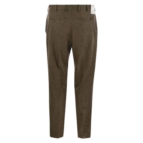 24FW 피티토리노 스트레이트 팬츠 CORFZ1Z00FWDZI63 BROWN - PT TORINO