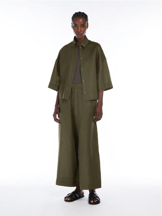 25SS 막스마라 스트레이트 팬츠 2516131018600009 - MAX MARA