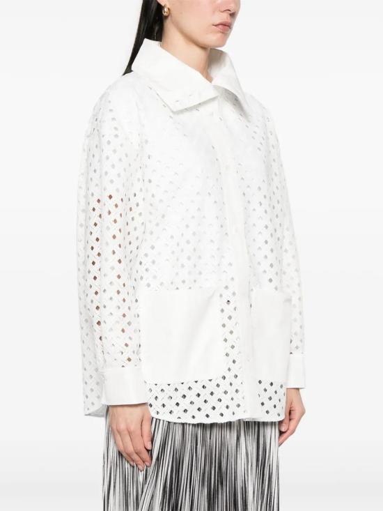  에르노 블라우스 GC000481D12702 white - HERNO