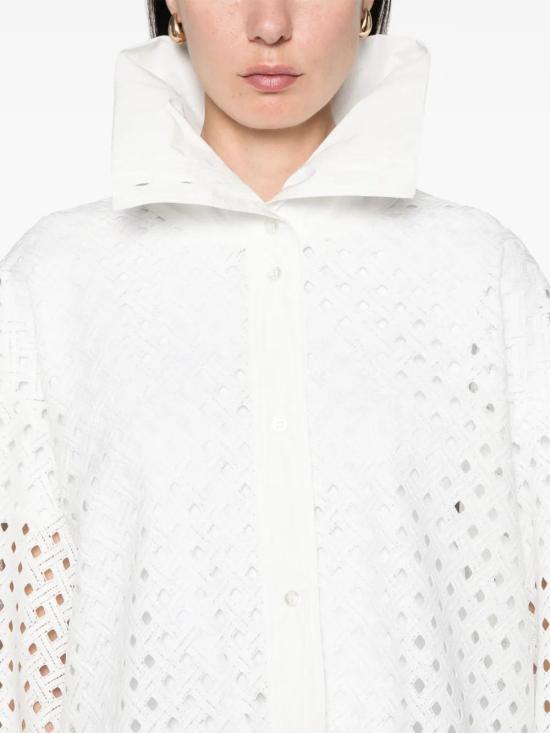  에르노 블라우스 GC000481D12702 white - HERNO