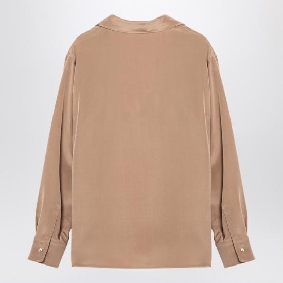 24FW 막스마라 폴로 티셔츠 ZANZEROCO Beige - MAX MARA