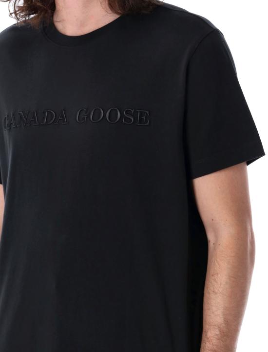 25SS 캐나다구스 반팔 티셔츠 1420M2 61 BLACK - CANADA GOOSE