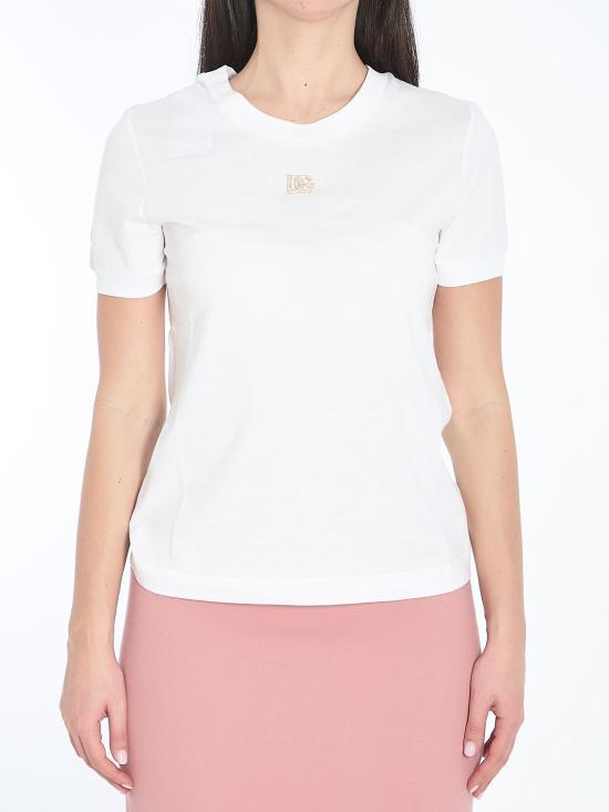 25SS 돌체앤가바나 반팔 티셔츠 F8N08ZGDCWQ W0800 WHITE