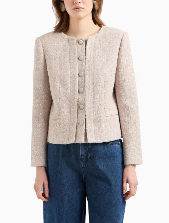 25SS 엠포리오 아르마니 자켓 EW000860AF12520U8020 Beige - EMPORIO ARMANI