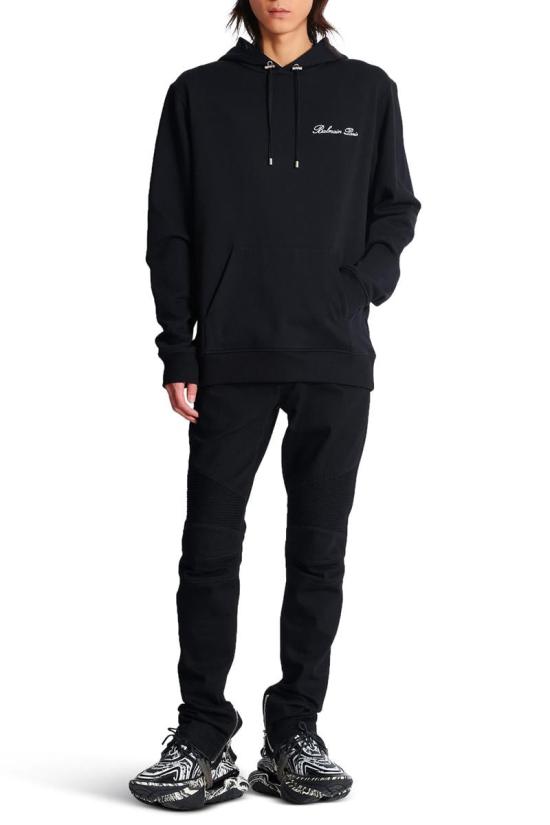 25FW 발망 터틀넥 DH1JT047BC78EAB Black - BALMAIN