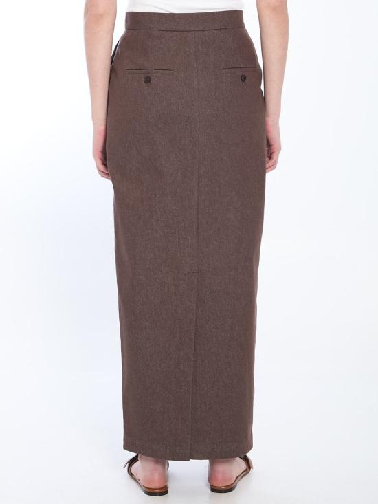 25SS 막스마라 숏 스커트 39073478 2511101013600 10742 002 BROWN - MAX MARA