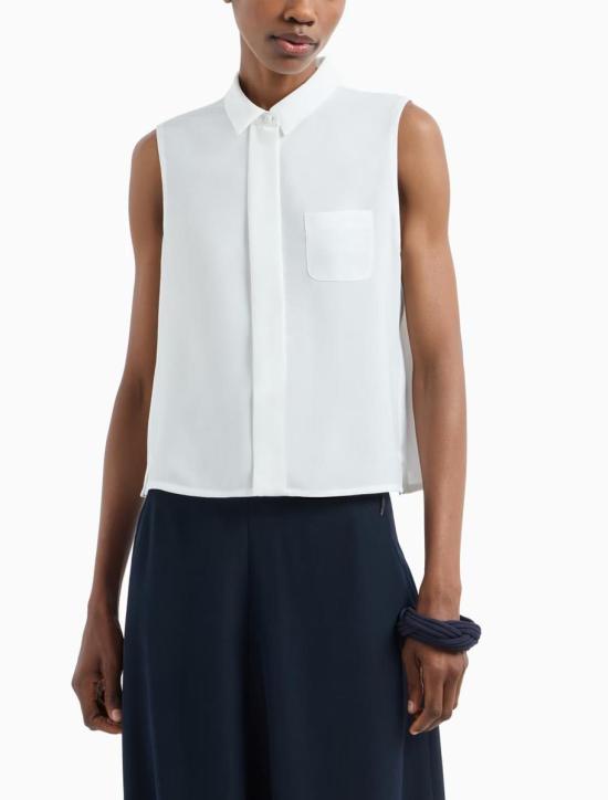 25SS 엠포리오 아르마니 셔츠 EW000992AF12696U0006 WARM WHITE - EMPORIO ARMANI