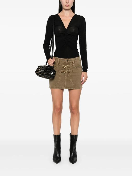  이자벨마랑 긴팔 티셔츠 HT0570FAB4K02I black - ISABEL MARANT