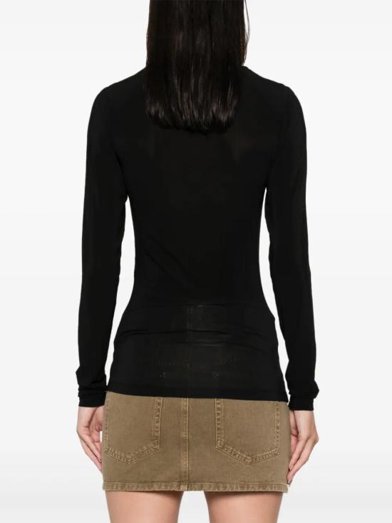  이자벨마랑 긴팔 티셔츠 HT0570FAB4K02I black - ISABEL MARANT