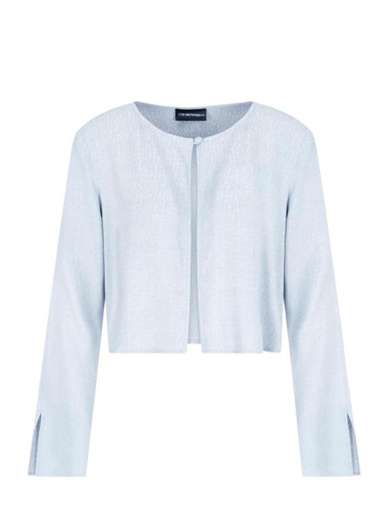 25SS 엠포리오 아르마니 블라우스 EW001078AF12691U9309 ZEN BLUE