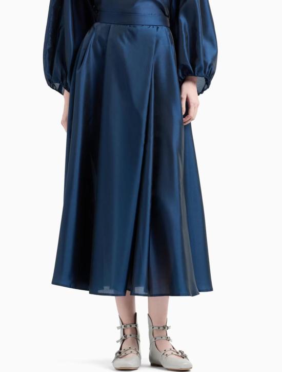 25SS 엠포리오 아르마니 숏 스커트 EW001431AF16041UB096 BLUE - EMPORIO ARMANI