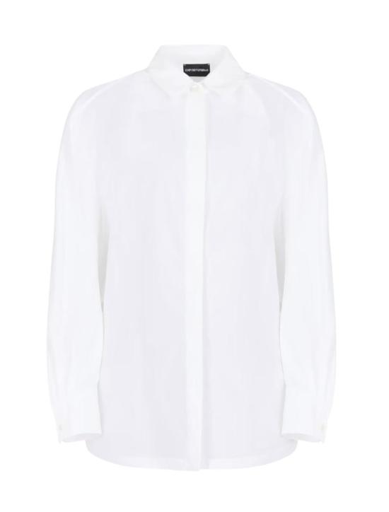 25SS 엠포리오 아르마니 셔츠 EW000770AF10010U0002 OPTICAL WHITE
