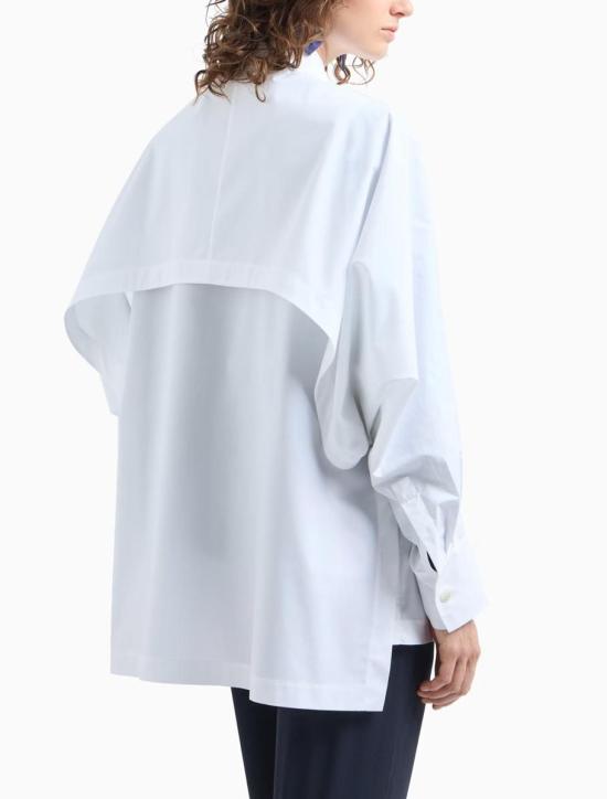 25SS 엠포리오 아르마니 셔츠 EW000770AF10010U0002 OPTICAL WHITE - EMPORIO ARMANI