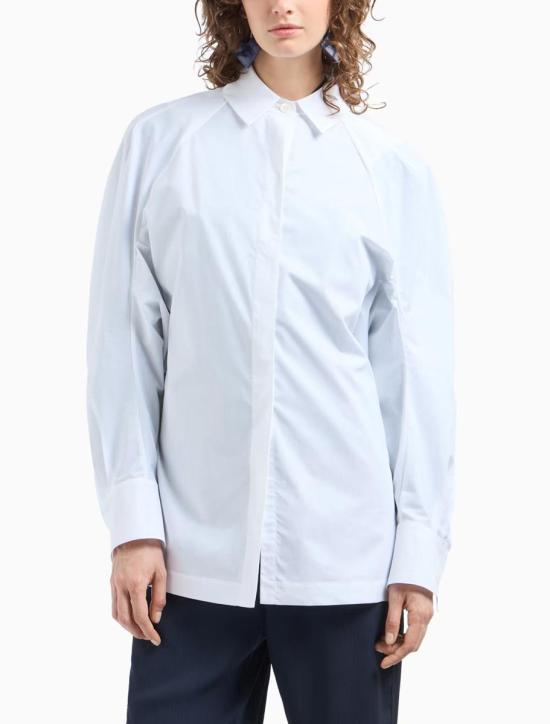 25SS 엠포리오 아르마니 셔츠 EW000770AF10010U0002 OPTICAL WHITE - EMPORIO ARMANI