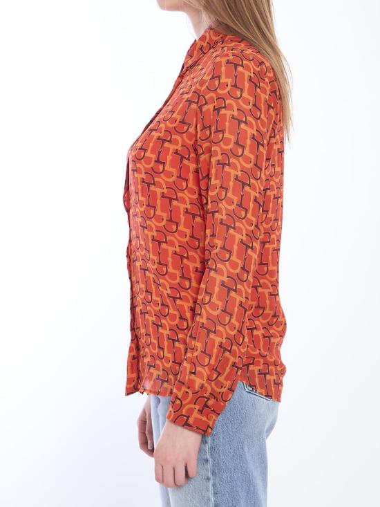 25SS 구찌 블라우스 37870473 832898 Z7AP1 7033 ORANGE - GUCCI