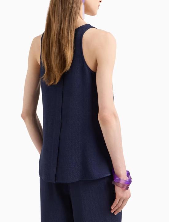 25SS 엠포리오 아르마니 블라우스 EW000712AF12691UB115 BLUE - EMPORIO ARMANI